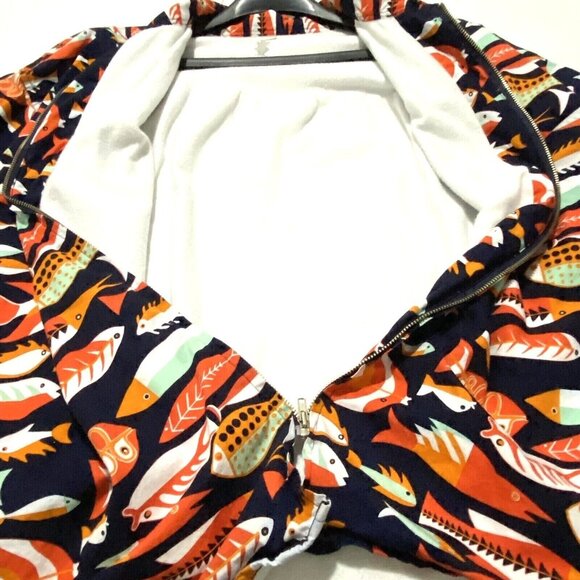 Old Navy Fish Shacket Mens XL Black Beachy Travel Summer Cruisewear Outdoors - Picture 4 of 5